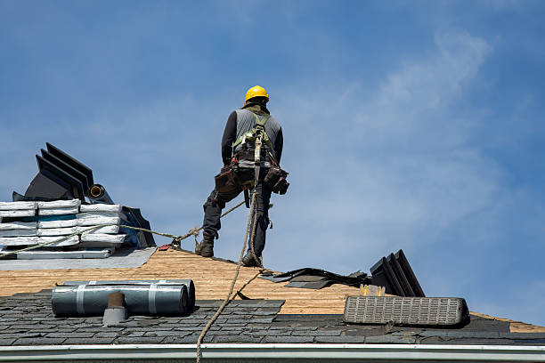 Professional Roofing technician working in Murray, IA